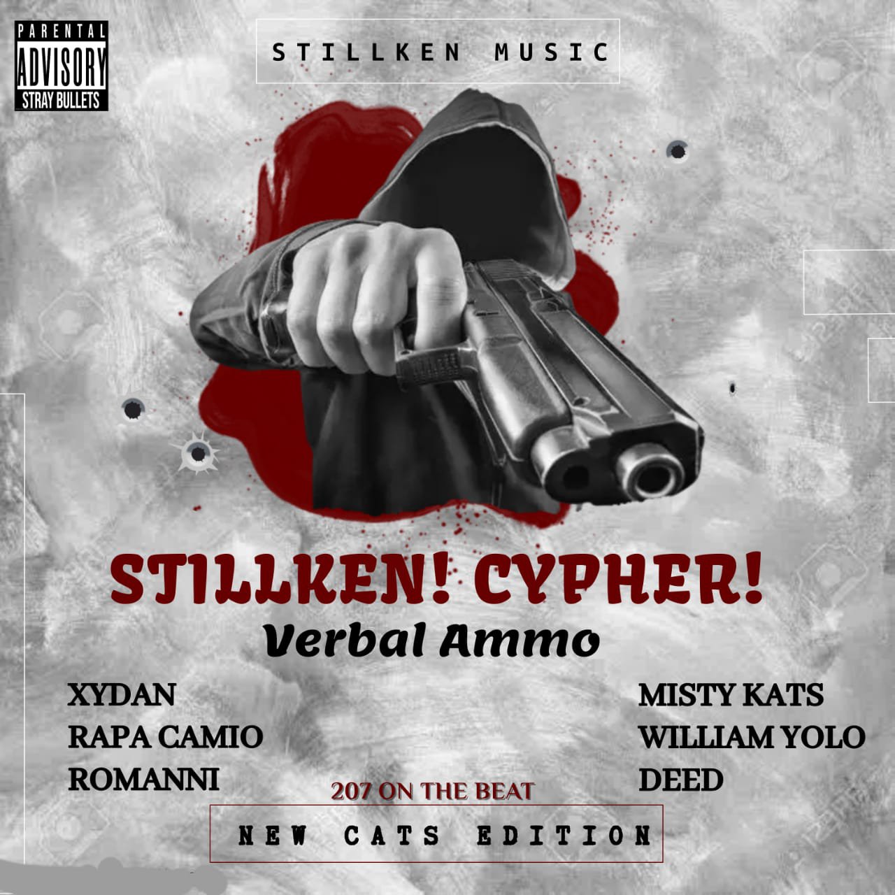 The “Stillken Cypher”  features Xydan, Rapa Camio, Romanni, Misty Kats, William YOLO and Deed